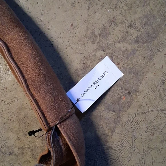 NWT Womens Banana Republic Tan Leather Bag - Picture 3 of 5